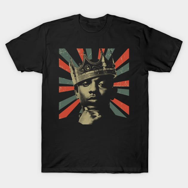 Kendrick lamar || Vintage Art Design || Don King crown T-Shirt by Setipixel